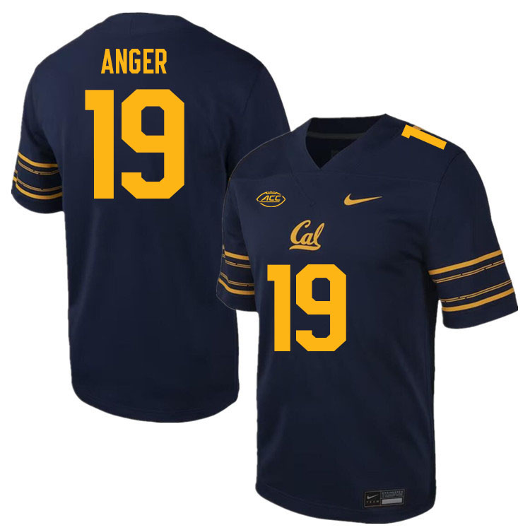 California Golden Bears #19 Bryan Anger ACC Conference College Football Jerseys Stitched Sale-Navy